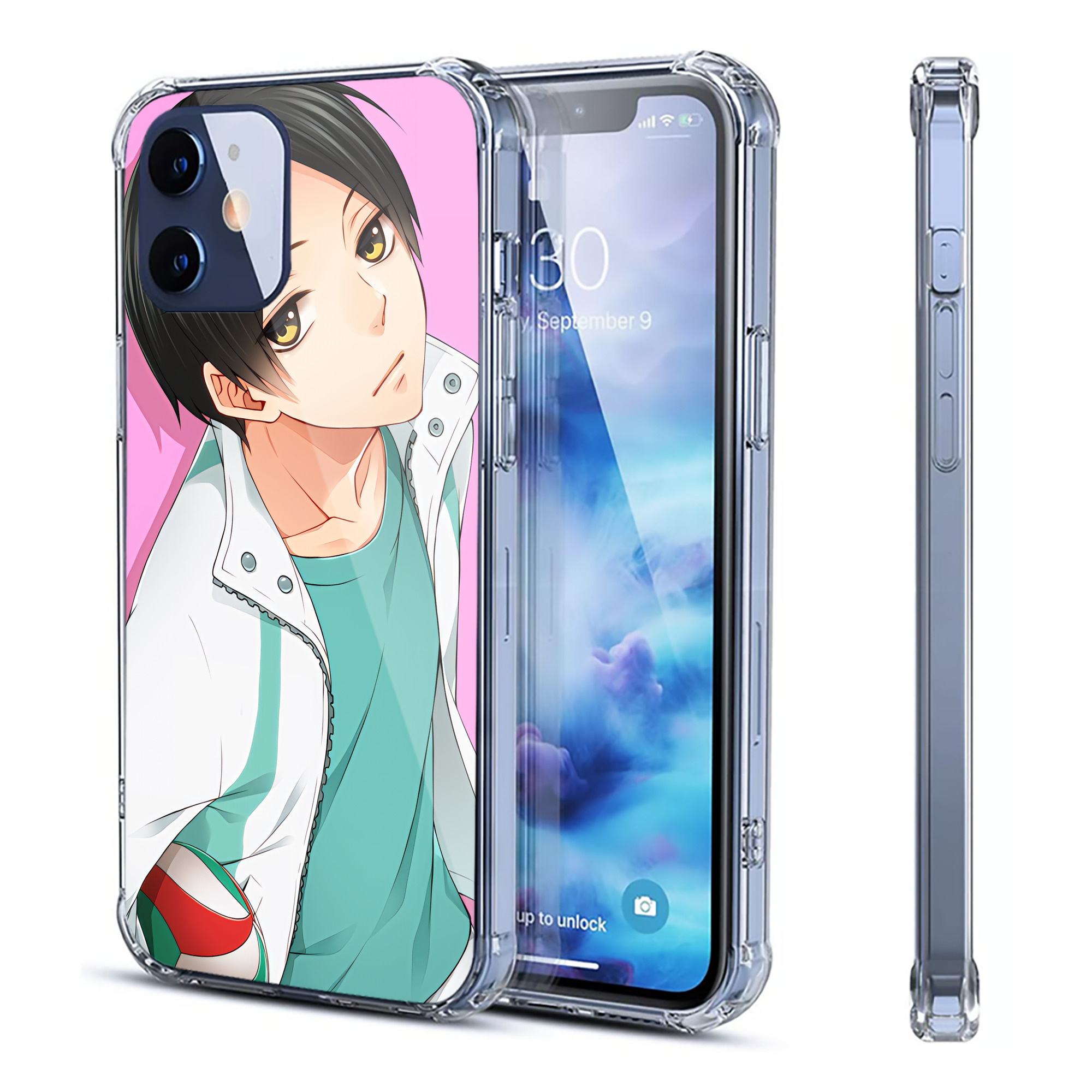 （画像用） ハイキュー!! Haikyu!! 【iPhone 12シリーズ対応】透明スマホケース（クリアソフトケース）